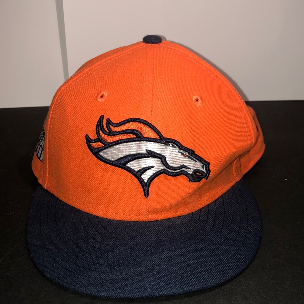 Denver Broncos SUPER BOWL XLVII Hat (59FIFTY New Era) (BRAND NEW) size 6 3/4